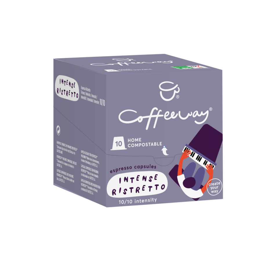 Capsules Intense Ristretto - Box Coffeeway Ristretto κάψουλες 10caps συμβατές Nespresso