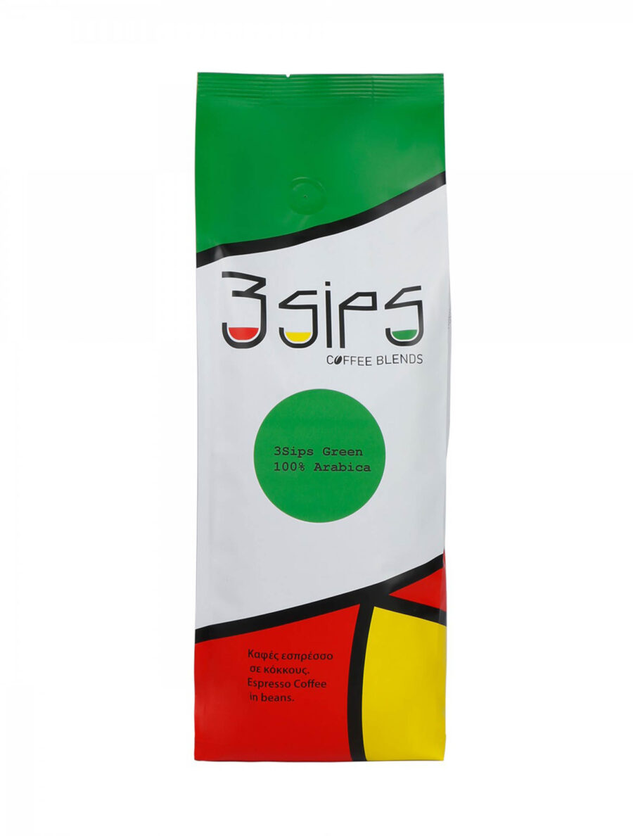 3sips-coffee-1kg-green-1500x1500 2 3SIPS GREEN BLEND 100% ARABICA κόκκος 1kg