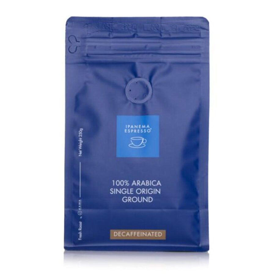 ipanema single origin ground Καφές Espresso Ipanema Decaffeine Αλεσμένος 250gr