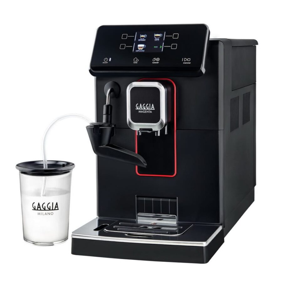 Magenta_3_4_white_milk_1 Gaggia Magenta Milk Υπεραυτόματη μηχανή καφέespresso
