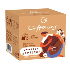 Coffeeway Vanilla Hazelnut ατομικές μερίδες καφέ Φίλτρου 10χ7,5γρ