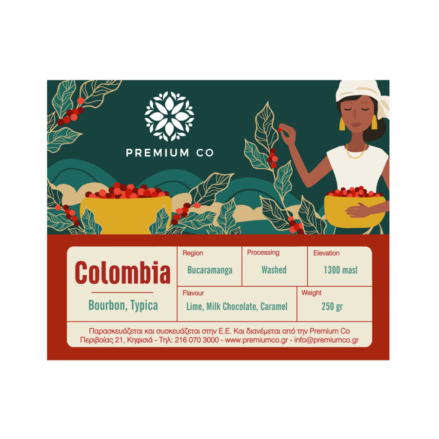colombia proion Single Origin COLOMBIA Premiumcoffees κόκκος 250gr