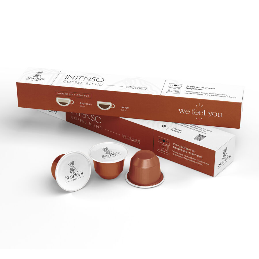 INTENSO-MOCKUP-SITE Scarlet's INTENSO κάψουλες 10τμχ συμβατές Nespresso