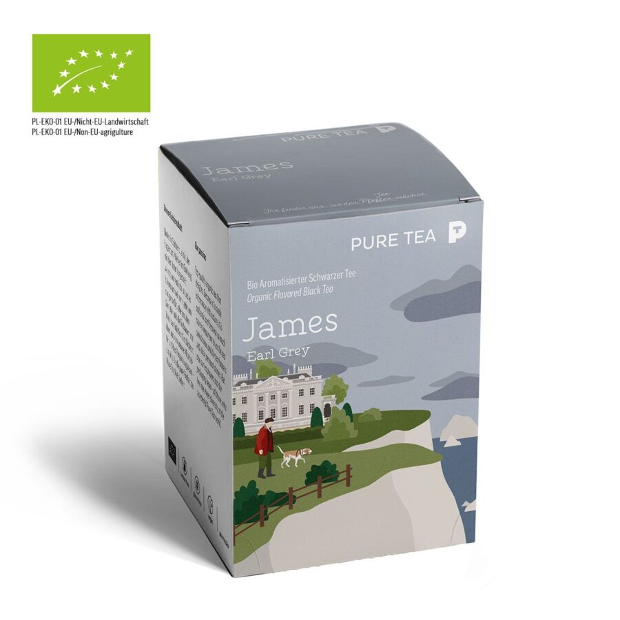 B7710_Pure-Tea_James-Earl-Grey_Kissenbeutel_1920x1920 PURE TEA Organic JAMES EARL GREY Black Tea 15φακελάκια