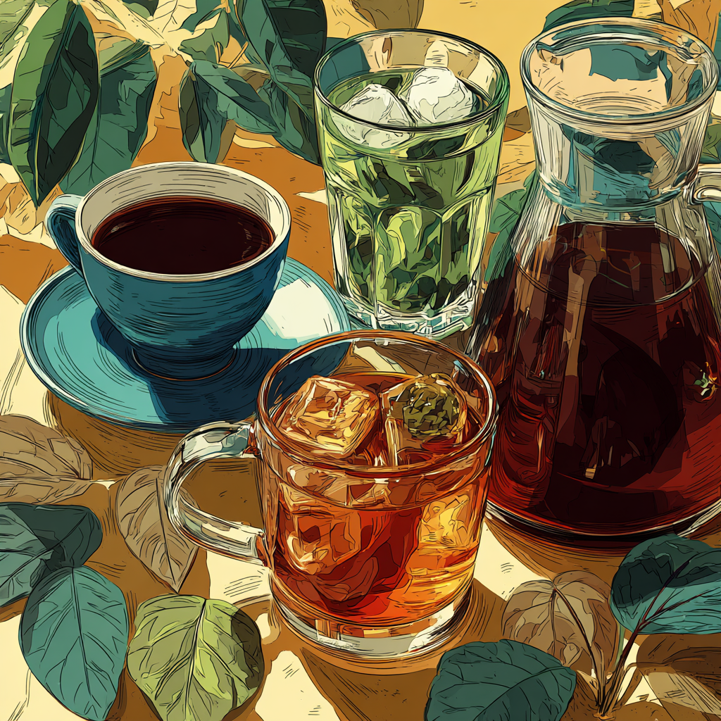 u3397256191_A_CUP_OF_BLACK_TEA_A_GLASS_OF_GREEN_ICED_TEA_A_CA_cb7c8cb8-5469-4af4-bb0a-683efb5e2125_1