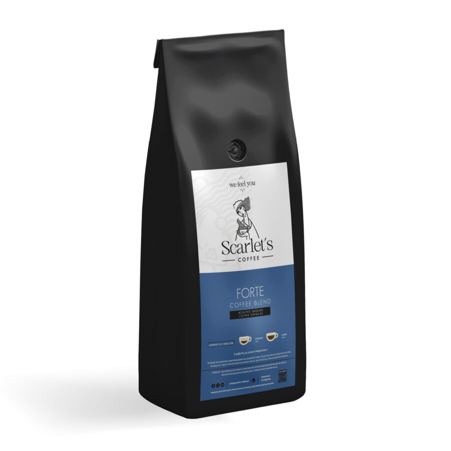 COFFEE-BAG-BLACK-FORTE Scarlet's FORTE κάψουλες 100τμχ συμβατές Nespresso